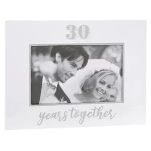 Image of Modern 30th Anniversary Photo Frame 6x4