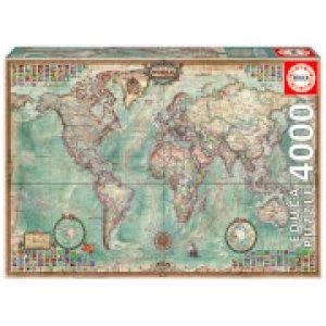 Image of Historic World Map Jigsaw Puzzle (4000 Pieces)