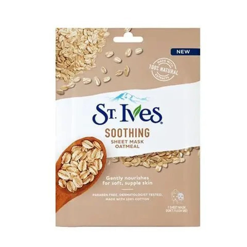 Image of St. Ives Soothing Sheet Mask - Oatmeal