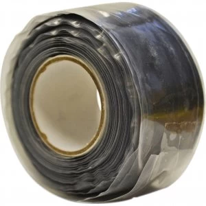 Image of Faithfull Black Silicone Tape Black 25mm 3m