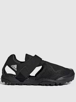 Image of Adidas Terrex Kids Captain Toey Sandal, Black/White, Size 10