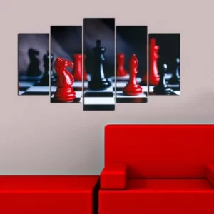 Image of 5MF-56 Multicolor Decorative MDF Painting (5 Pieces)