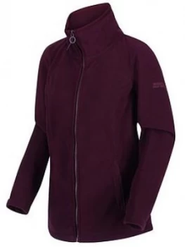 Image of Regatta Fayona Full Zip Fleece Jacket - Dark Burgundy