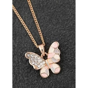 Image of Handpainted Sparkle Butterfly RGP Necklace