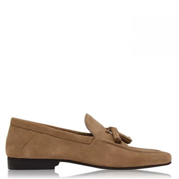 Image of Reiss Larch Slip On Tassel Loafer - Sand