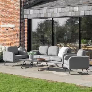 Image of Gallery Direct Flueri 5 Seater Lounge Set Slate