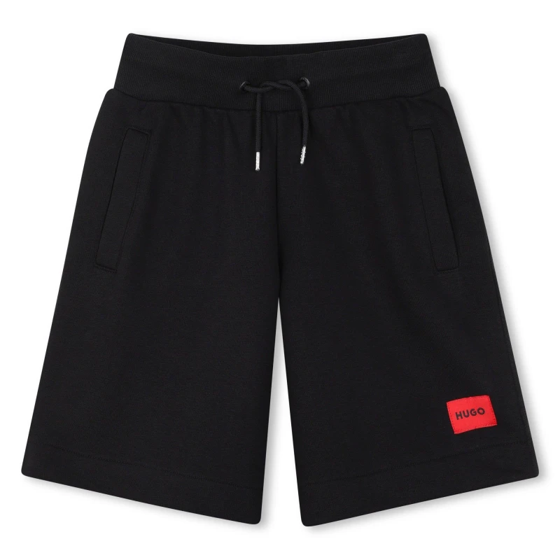 Image of Hugo Logo Short Jn62 Black 09B male 8Y