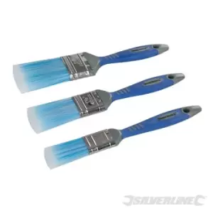 Image of Silverline 344268 No-Loss Synthetic Paint Brush Set 3pce