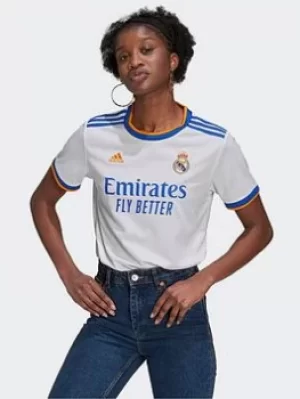 Image of adidas Real Madrid 21/22 Home Jersey, White Size M Women