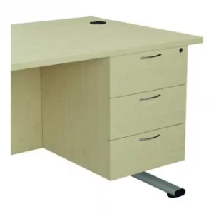 Image of Jemini 655 Fixed Pedestal 3 Drawer Maple KF74420