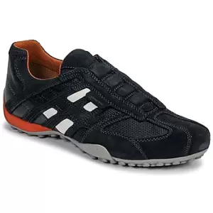 Image of Geox UOMO SNAKE mens Shoes Trainers in Black,8,9,10,10.5,11
