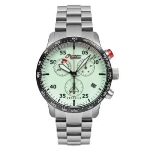 Image of Zeppelin 7298M5 Eurofighter Typhoon Chronograph Steel Bracelet Wristwatch