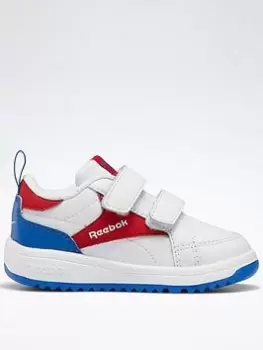 Image of Reebok Weebok Clasp Low Shoes, White/Red, Size 8.5 Younger, Women