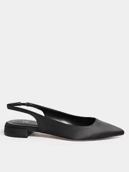 Image of Long Tall Sally Slingback Point Pump Black, Size 9, Women