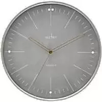 Image of Acctim Clock 22817 28 x 28 x 4.4 x 28cm Smoke grey