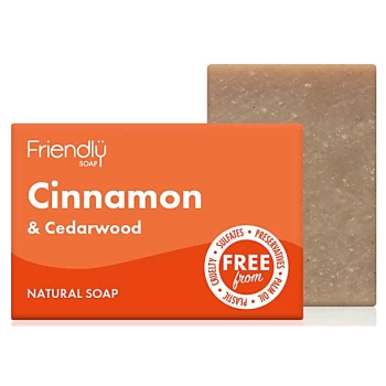 Image of Friendly Soap Bath Soap - Cinnamon & Cedarwood
