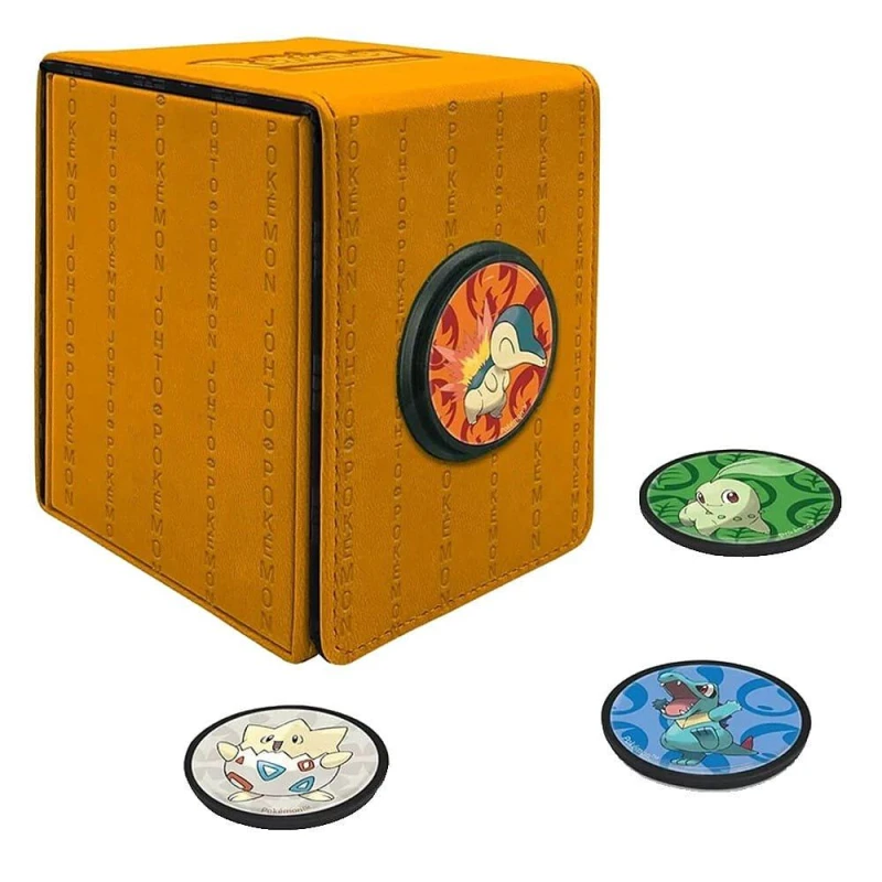 Image of Pokemon Pokmon Alcove Click Deck Box - Johto - White White One Size