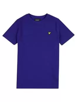 Image of Lyle & Scott Boys Classic Short Sleeve T-Shirt - Blue Size 7-8 Years