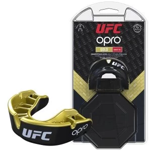 Image of UFC Gold Mouthguard by Opro Red/Silver Adult