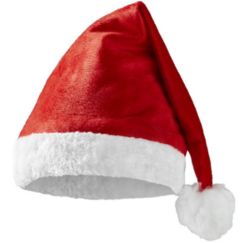 Image of Tectake Classic Christmas Hat - Size 56 / Height: Approx. 47cm - Red/white