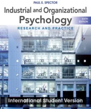 Image of Industrial and organizational psychology by Paul E. Spector