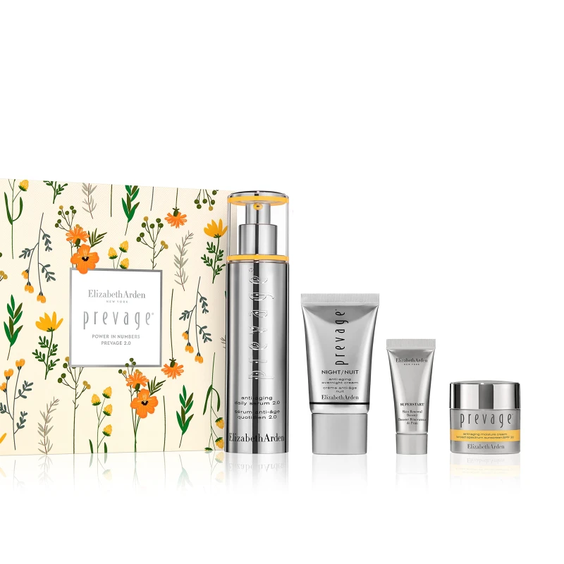Image of Elizabeth Arden Prevage Gift Set 50ml Prevage Anti-Aging Daily Serum 2.0 + 15ml Prevage Overnight Cream + 15ml Prevage Anti-Aging Moisture Cream SPF30