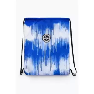 Image of Hype Drips Drawstring Bag (One Size) (Royal Blue/White)