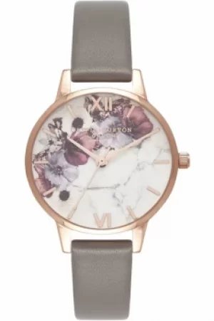 Image of Olivia Burton Marble Florals Watch OB16MF08