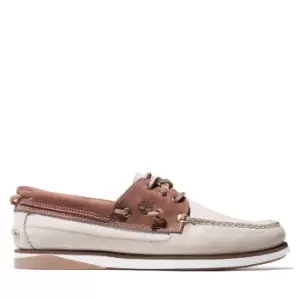 Image of Timberland Atlantis Break Boat Shoe For Men In Beige Beige, Size 11.5