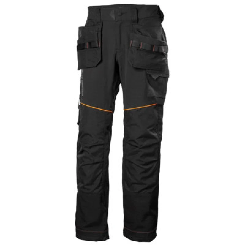Image of Helly Hansen Mens Chelsea Evolution Construction Trousers C52 - Waist 36', Inside Leg 32.5' Black HH001-BLACK-C52