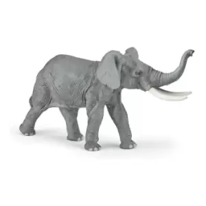 Image of PAPO Wild Animal Kingdom Elephant Toy Figure, Three Years or Above, Grey (50215)