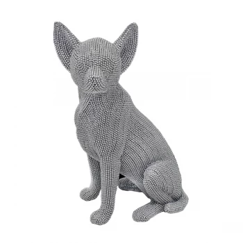 Image of Silver Art Chihuahua Sitting By Leonardo