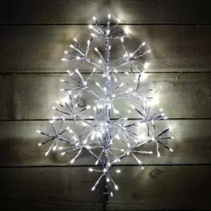 Image of Premier 60cm White LED Twinkling Christmas Starburst Tree