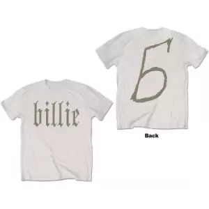 Image of Billie Eilish - Billie 5 Unisex XX-Large T-Shirt - Natural