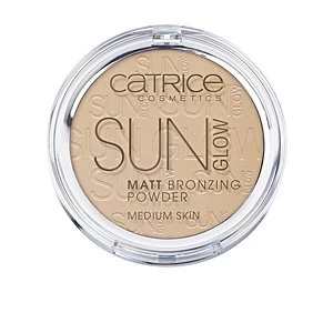 Image of SUN GLOW MATT bronzing powder #030-medium bronze