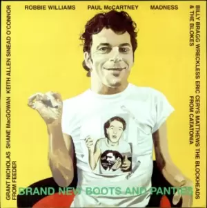 Image of Paul McCartney and Wings Brand New Boots And Panties - Gold vinyl 2001 UK vinyl LP NEWBOOTS2LP