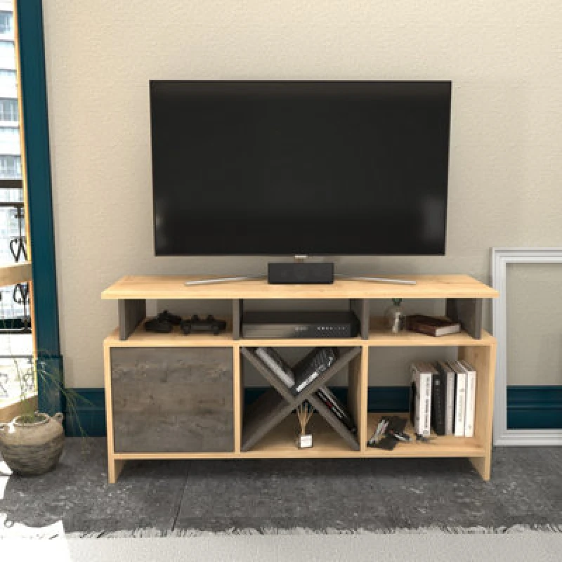 Image of Decorotika Auburn TV Stand TV Unit For Tv's Up To 47" Wenge