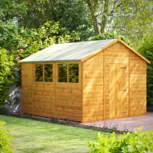 Image of Power Sheds 10 x 10ft Apex Shiplap Dip Treated Shed