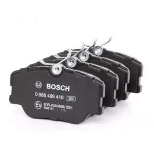 Image of Bosch Brake Pads MERCEDES-BENZ 0 986 469 410 0004209920,0014200720,0014201220 Disk Pads,Brake Pad Set, disc brake 0024202320,A0004209920,A0014200720