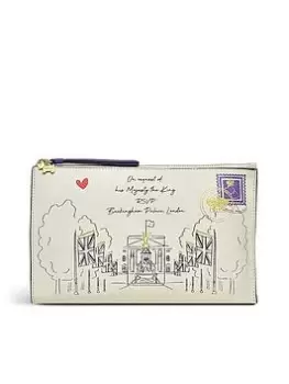 Image of Radley The Coronation - Invitation Wristlet - Chalk