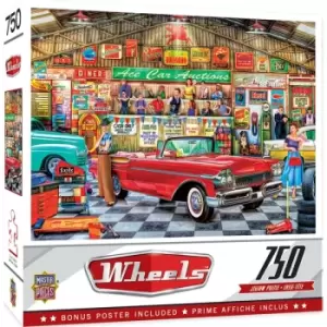 Image of Masterpieces Puzzle Wheels the Auctioneer Puzzle 750 Piece Jigsaw Puzzle