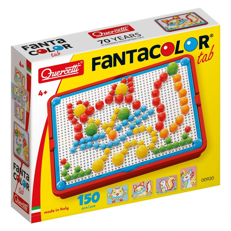 Image of Quercetti Fantacolor Tab - 150 Pegs, Multi 920