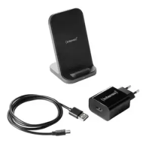 Image of Intenso Wireless charger Stand BSA2 7410620 Outputs Inductive charging standard Black