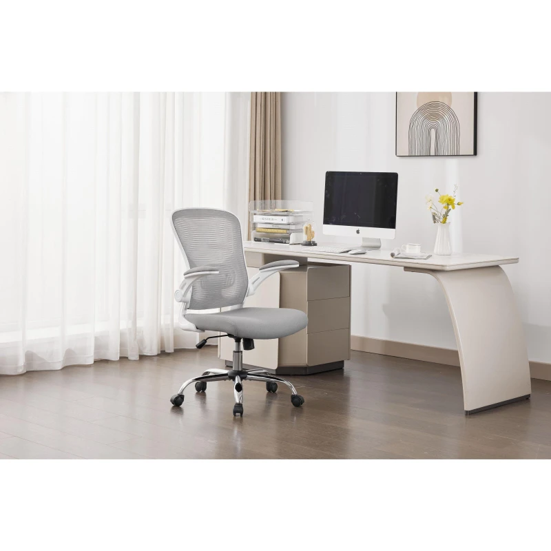 Image of Prime Office Chair Grey White Mesh Operator, Grey 251-11-03-04-01
