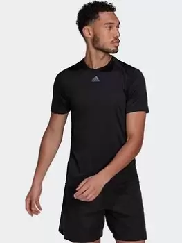 Image of adidas Hiit Engineered Training T-Shirt, Blue Size M Men