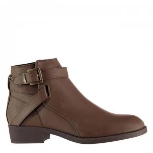 Image of Miso Buckle Boots Womens - Brown