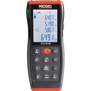 Image of Ridgid Micro LM400 Advanced Distance Laser Measure 70m Range 70m 229ft