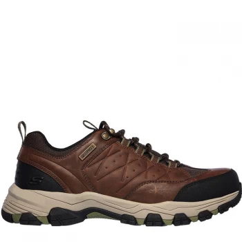 Image of Skechers Helson Waterproof Walking Shoes Mens - Brown