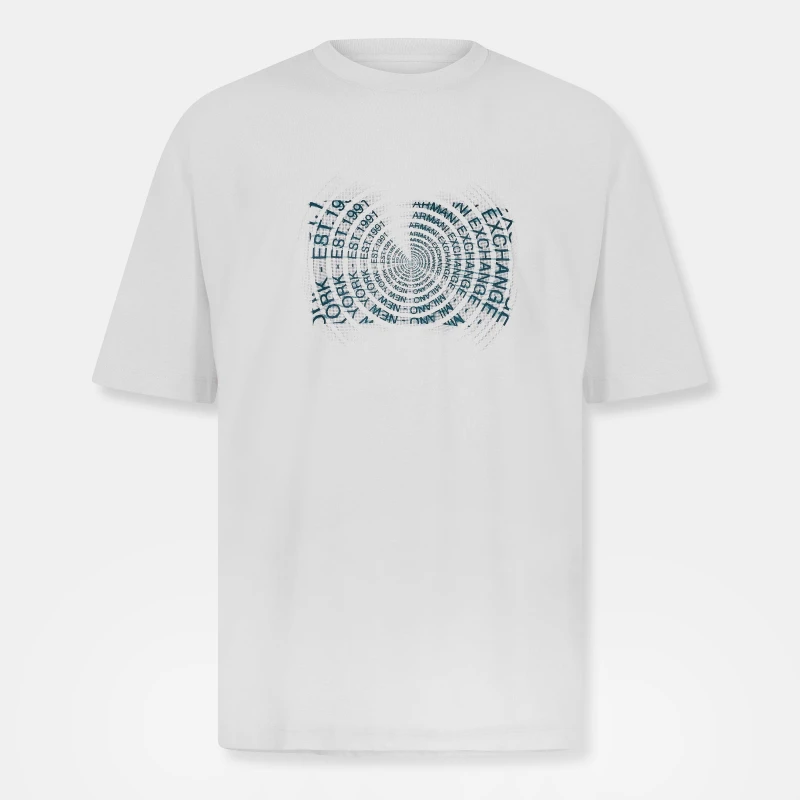 Image of Armani Exchange Mens T-Shirt Regular Fit T-Shirts XS White 59629401310