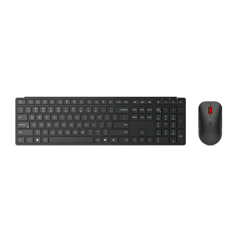 Image of Lenovo 4X31S04814 keyboard Mouse included Office RF Wireless + Bluetoo